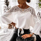🔥Limiettijd 49% KORTING🎉Dames herfst 3/4 mouwen sexy kant genaaid elegante vintage stijl blouse.