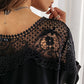🔥Limiettijd 49% KORTING🎉Dames herfst 3/4 mouwen sexy kant genaaid elegante vintage stijl blouse.