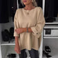 🎀Beperkte Aanbieding - 49% KORTING🎀 Klassieke Effen Kleur Gebreide Top voor Vrouwen