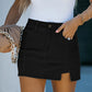 🌿Dames High Waisted Slit Denim Korte Rokken