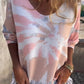 Dames Comfortabele Casual Top met V-hals
