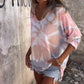 Dames Comfortabele Casual Top met V-hals