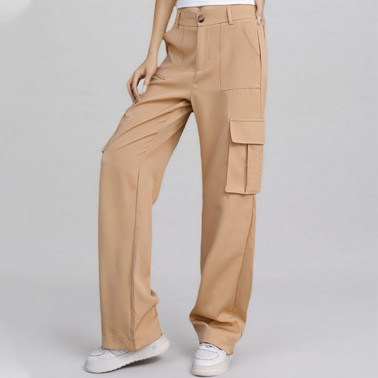 🍃Damesmode Effen Cargobroek