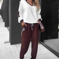 💫Herfstspecials🍁Color-Block Pullover Hoodie & Joggingbroek Set✨Opvallend Design, Comfortabel Voor Alledag!