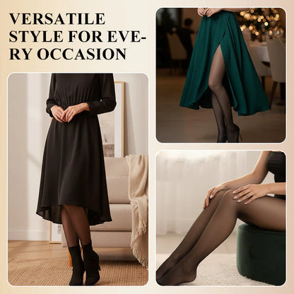 🔥 50K+ VERKOCHT ! ✨ Enkelnaads Vormgevende Legging - Hoge Taille met Drukband, Zachte Binnenvoering, Onzichtbaar onder Kleding 🧥💕